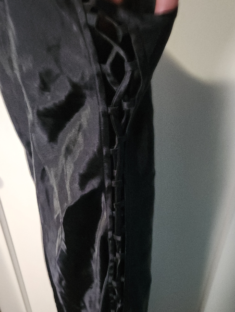 Victoria's Secret Black Satin Gown - Picture 3 of 4
